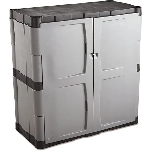 Rubbermaid Freestanding Storage Cabinet with Doors, 18