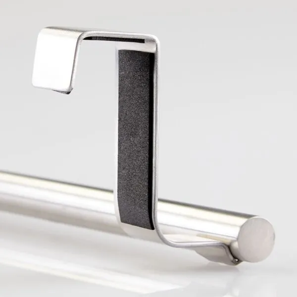 iDesign Forma Metal Over The Cabinet Bar, Hand Towel and Washcloth Rack for Bathroom and Kitchen, 9.25\