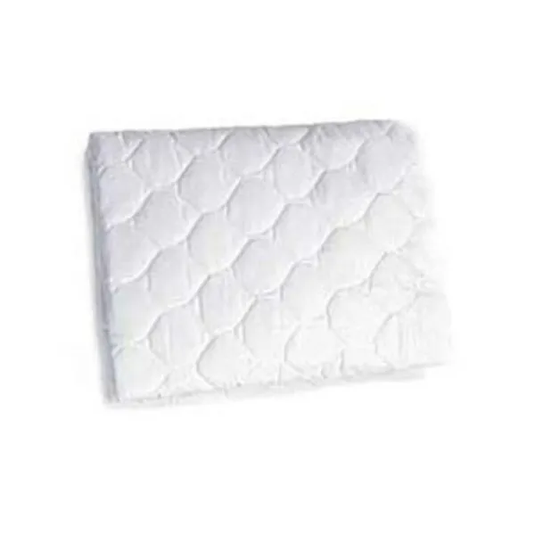 BabyDoll Bedding Fitted Waterproof Cradle Mattress Protector,18x36, white