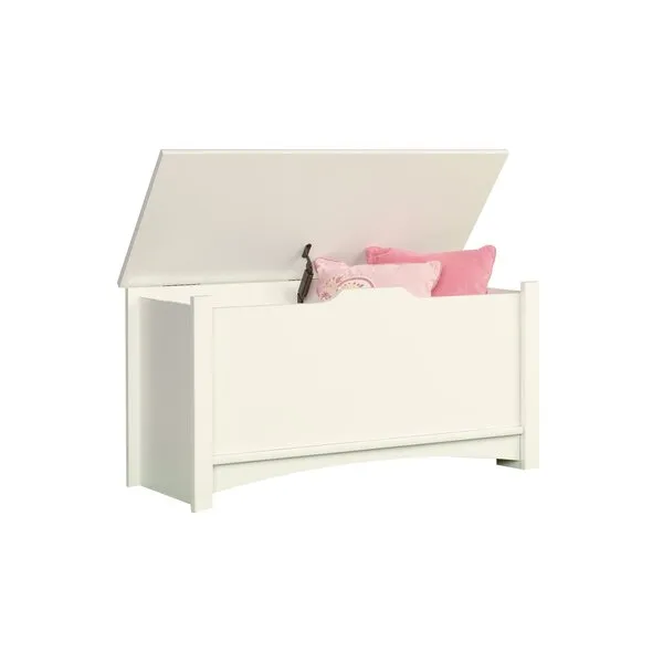 Sauder Shoal Creek Storage Chest, Soft White finish, L: 34.88