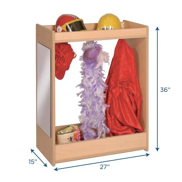 Children's Factory-ANG7170 Angeles Value Line Dress Up Storage - Small, Girls/Boys Pretend Play Closet, Kids/Toddler Classroom Furniture, Daycare/Playroom/Homeschool/Preschool