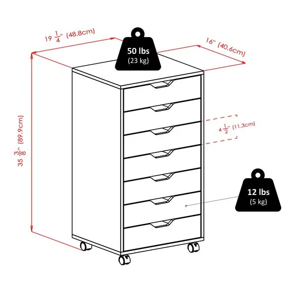 Winsome Wood Halifax Cabinet for Closet/Office