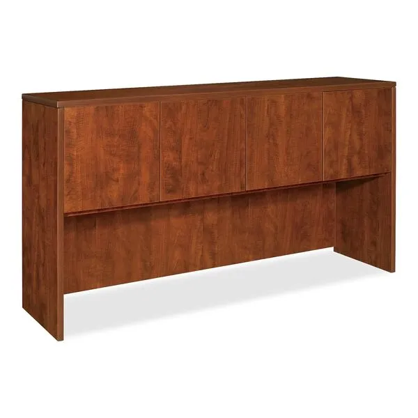 Lorell 69417 Hutch w/Doors,66-Inch x15-Inch x36-Inch , Cherry