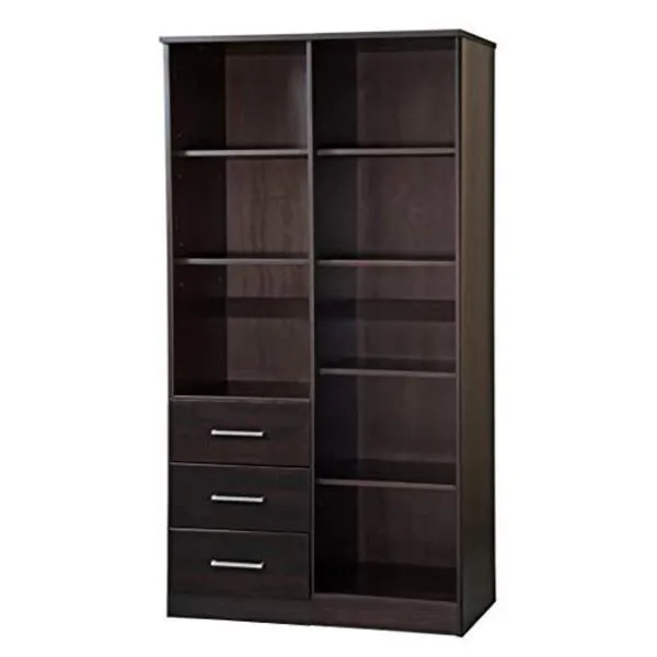 Palace Imports Cosmo, Metro, Universal Wardrobe/Armoire/Closet Optional Shelves (Java)