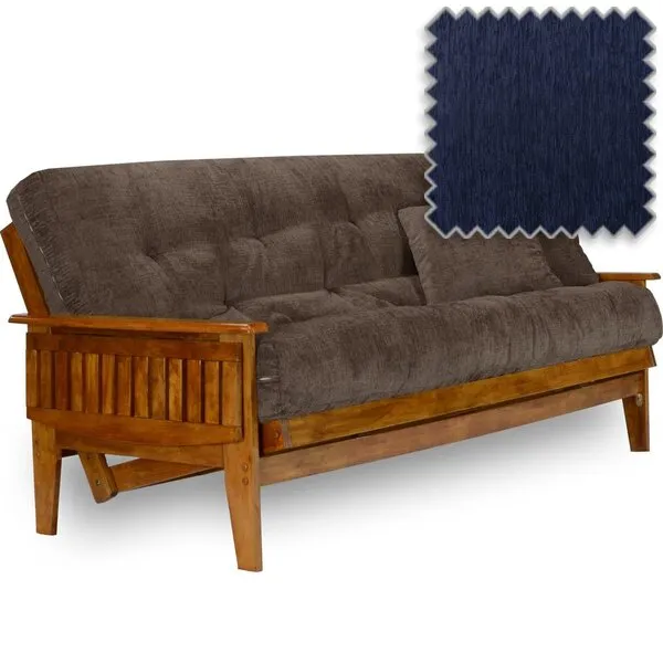 Nirvana Futons Eastridge Futon Set - Queen Size, Frame, Premium 8