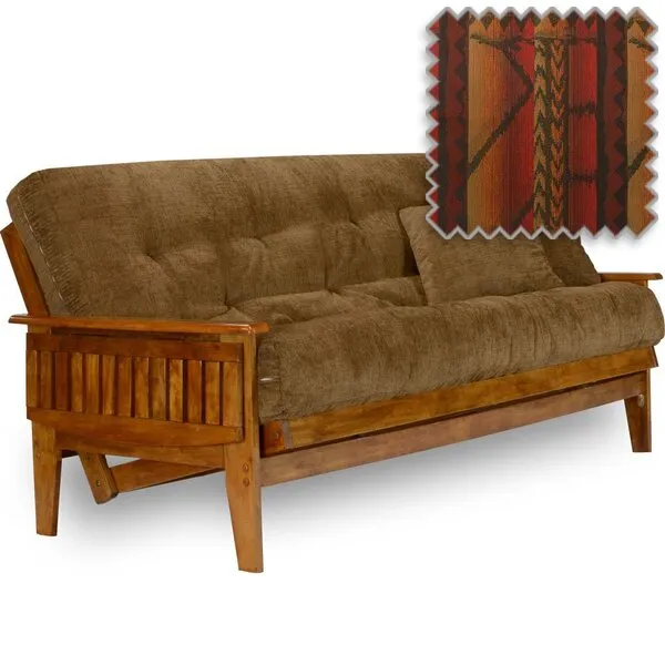 Nirvana Futons Eastridge Futon Set - Queen Size, Frame, Premium 8\