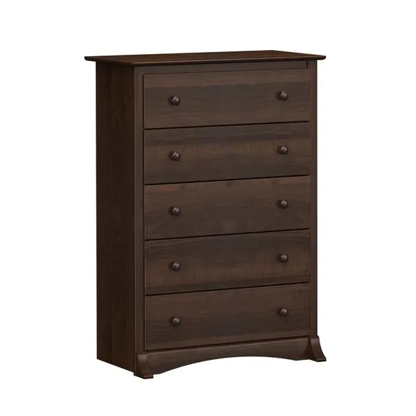 Prepac Fremont Superior 5-Drawer Chest for Bedroom - Spacious and Stylish Chest of Drawers, Measuring 17.75