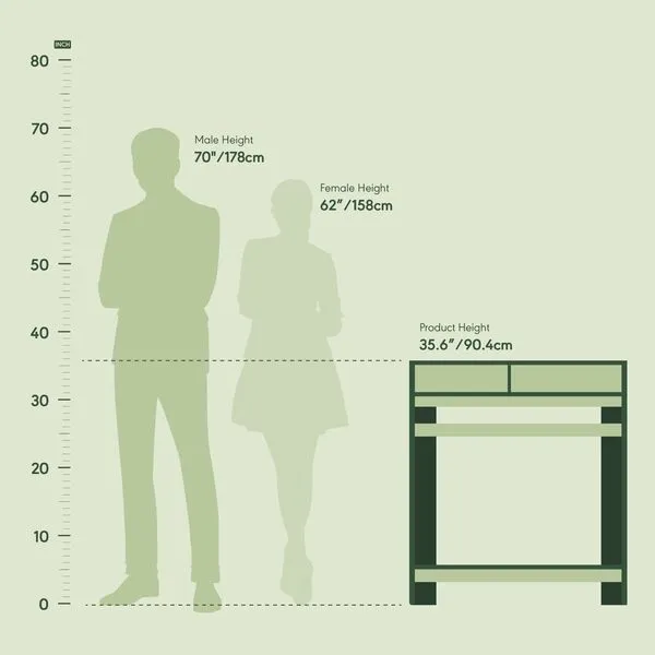 Furinno Simplistic a Frame Computer Desk, Espresso
