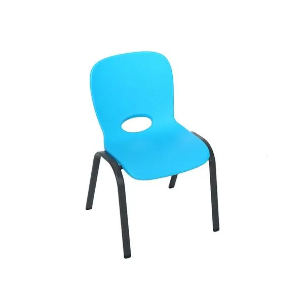 Lifetime 80472 Kids Stacking Chair (4 Pack), Glacier Blue