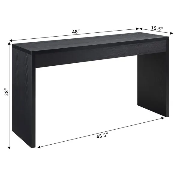 Convenience Concepts Northfield Hall Console Desk Table, 48(L) x 15.5(W) x 28