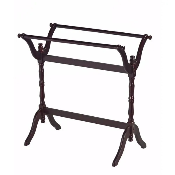 Frenchi Furniture Quilt Rack, Mahogany