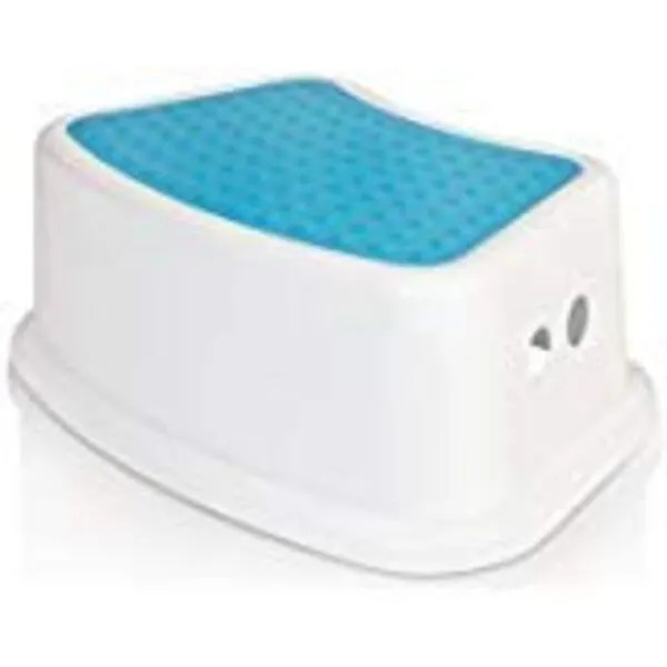 Kids Best Friend Boys Blue Step Stool, Take It Along in Bedroom, Kitchen, Bathroom and Living Room. Great For potty Training!