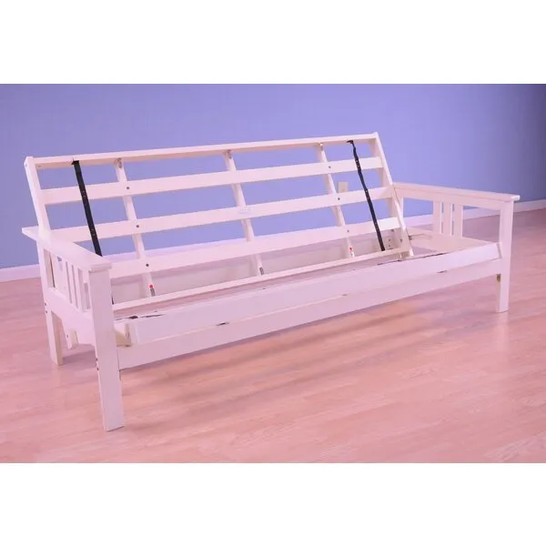 Kodiak Furniture Full Monterey Wood Futon Frame | Antique White