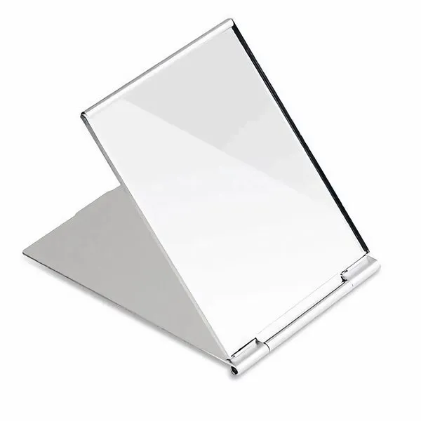G2PLUS Portable Folding Vanity Mirror, Single Side Travel Shower Shaving Mirror, 4.5\'\' x 3.15\'\' x 0.1\'\' Small Folding Mirror for Travel, Bathroom, Makeup, Beauty, Grooming