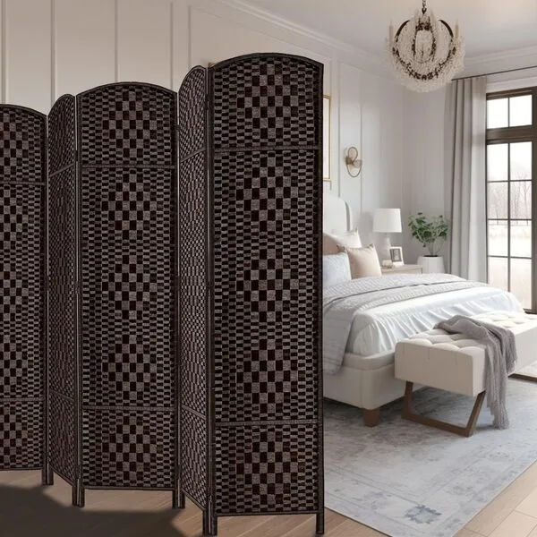Rose Home Fashion Room Divider, Room Dividers and Folding Privacy Screens, 16