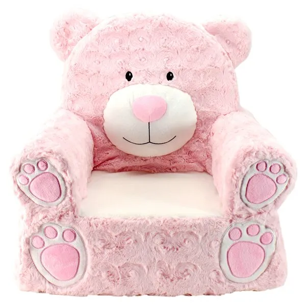 Animal Adventure | Sweet Seats | Pink Bear Children\'s Plush Chair