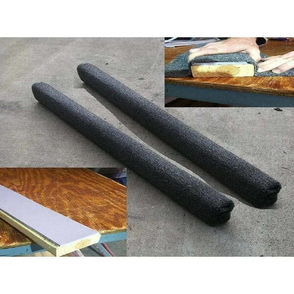 (2) 3' Long Marine Carpet Charcoal Bunk Boards w/Padding
