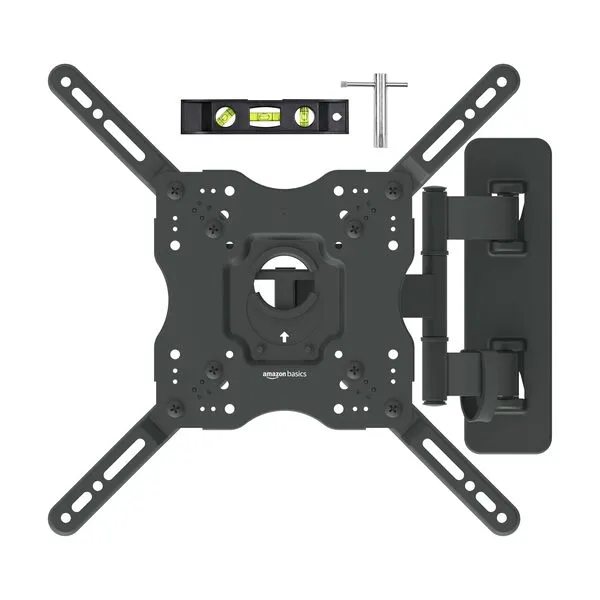 Amazon Basics Full Motion Articulating TV Monitor Wall Mount for 26