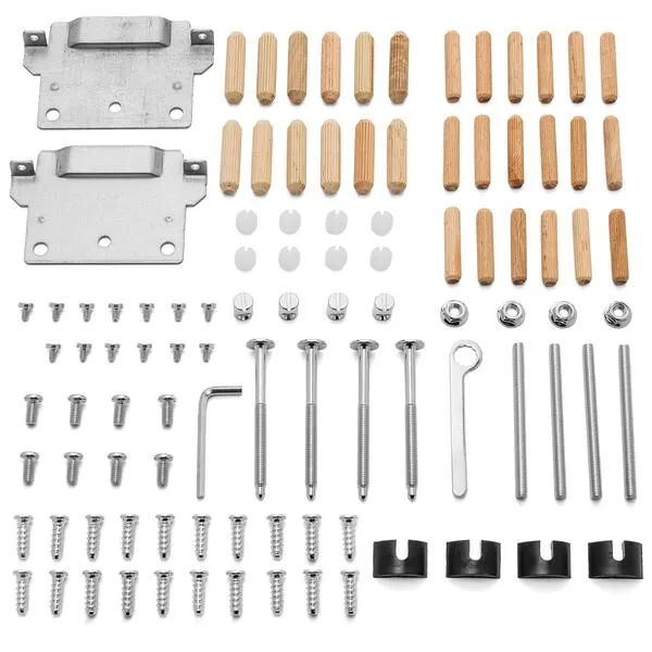 IKEA HEMNES Bed Frame Hardware - IKEA Replacement Parts for Assembling IKEA Beds
