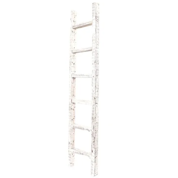 BarnwoodUSA Rustic Decorative Ladder - 100% Upcycled Wood (72