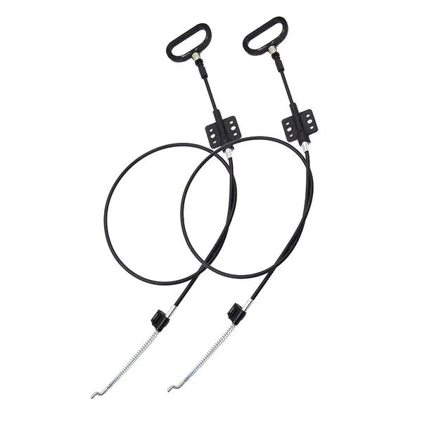 2 Pieces Recliner Release Cable Replacement D-Ring Pull Handle, Exposed Length 4.75