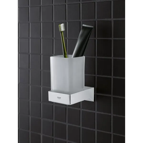 Grohe 40783000 Selection Cube Glass, Starlight Chrome