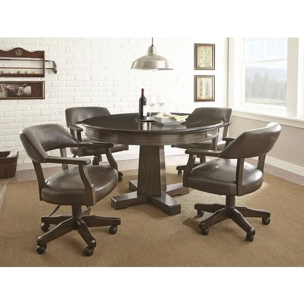 Steve Silver Rudy Reversible Game Table in Medium Walnut