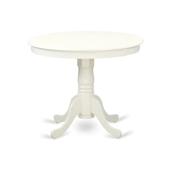 East West Furniture Kitchen Table, 36x36 Inch, ANT-LWH-TP
