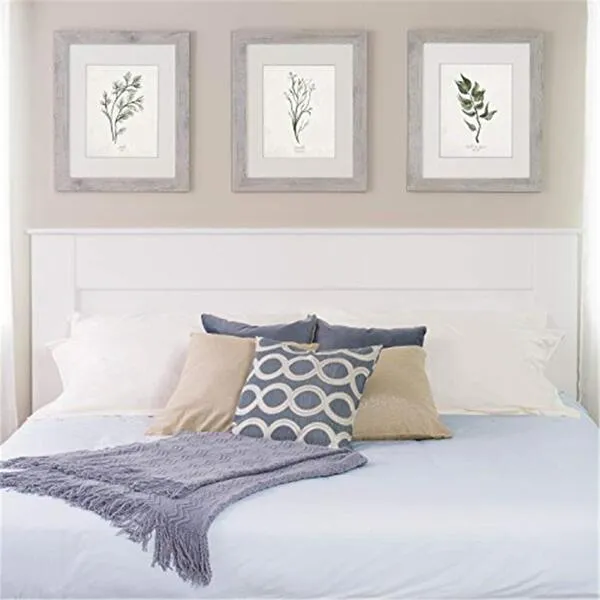 Prepac Stylish Flat Wood Panel Headboard for King Size Beds, Simplistic Wooden King Headboard 2.25