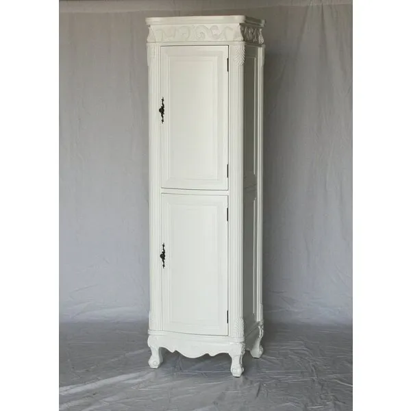 Chinese Arts, Inc Antique Style Bathroom Linen Cabinet Model 2917-W