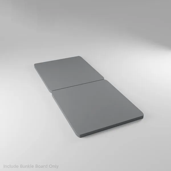 spring solution Fully Assembled Split Bunkie Board For Mattress/Bed Support,(Set Of 2), Twin, Grey