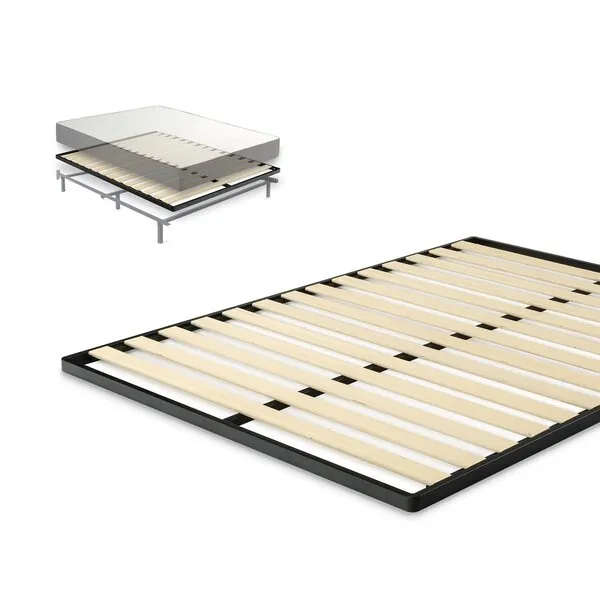 ZINUS Deepak Easy Assembly Wood Slat 1.6 Inch Bunkie Board, Bed Slat Replacement, King