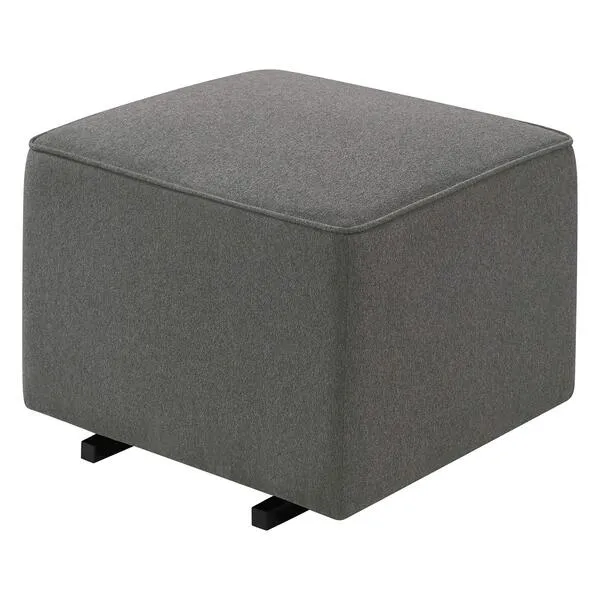 DaVinci Universal Gliding Ottoman in Dark Grey, Greenguard Gold & CertiPUR-US Certified