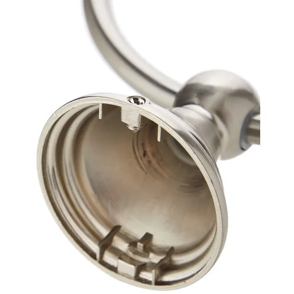 Amazon Basics Round AB-BR807-SN Modern Towel Ring, 6.3-inch Diameter, Satin Nickel
