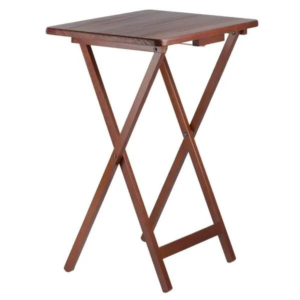 Winsome Alex Snack Table, Walnut, 19.06x14.57x25.98, 5-PC Set