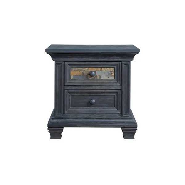 Soho Baby Stone Hill Nightstand, Smoke Gray