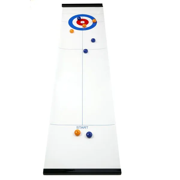 KIKKERLAND Table Top Curling Game, 1 EA