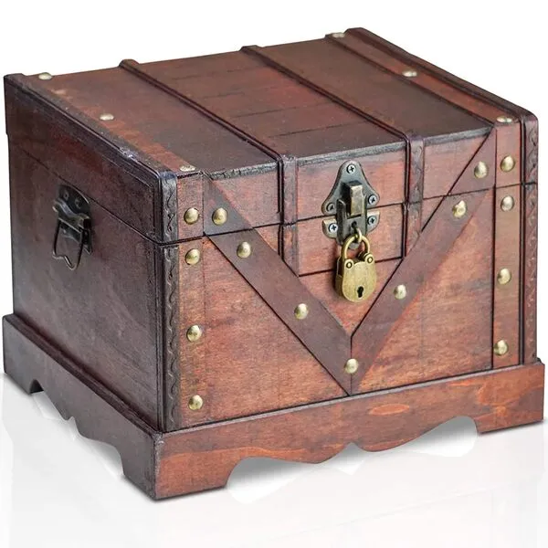 Brynnberg - Pirate Treasure Chest Storage Box - Vitec 9,4x8,3x7,1