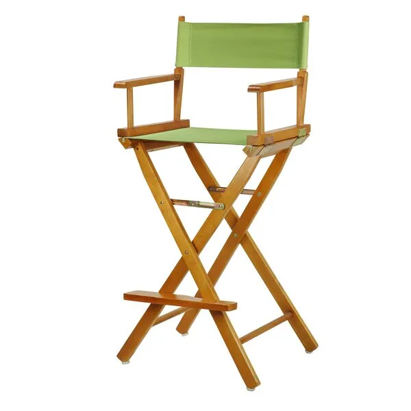 Casual Home 230-05/021-72 Honey Oak Frame-Lime Green Canvas Director Chair 30
