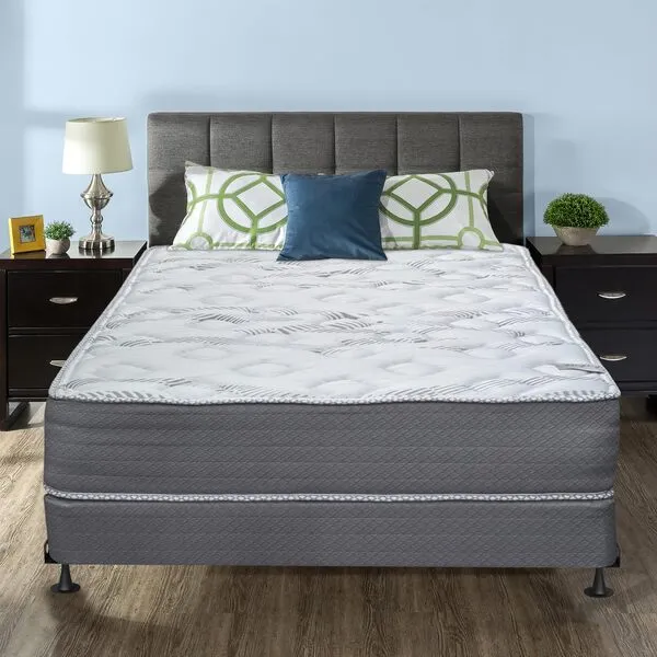 Greaton 14-Inch Firm Double sided Tight top Innerspring Mattress And 4
