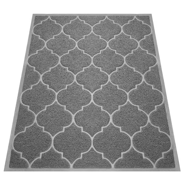Cosyearn Door Mat, Front Door Mat, 46x35, Welcome Mats for Entryway,Garage,High Traffic Areas, Jumbo Size, Doormat Entrance, Waterproof Mat, Easy Clean, Outdoor Indoor Floor Mat,Non Slip (Grey)