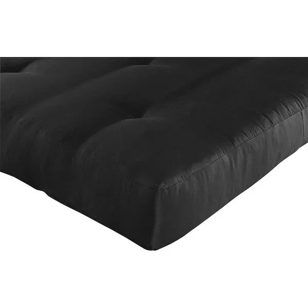 Futon Mattress 6 inch Tufted (Mattress Only) - (1, Black)