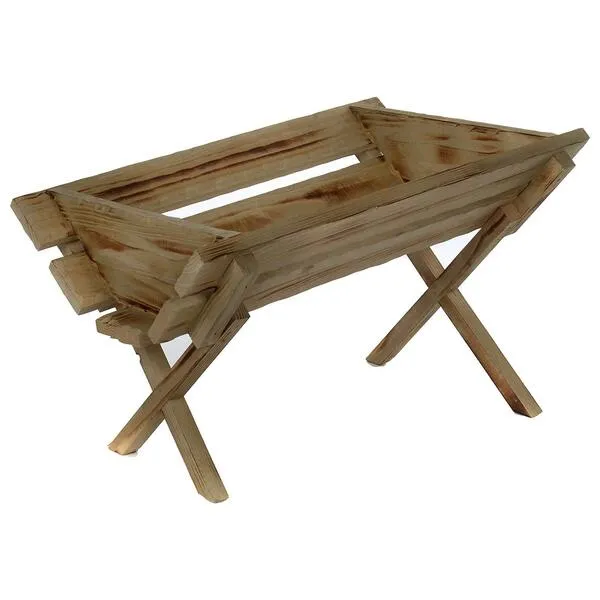 Holyart Baby Jesus's Wooden Cradle for 150 cm Nativity Scene