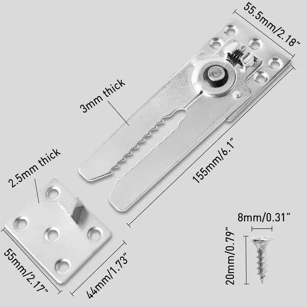 HOWDIA 2 Pack Sectional Couch Connector Screws