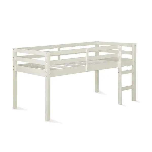 DHP Milton Junior Twin Loft Bed, White