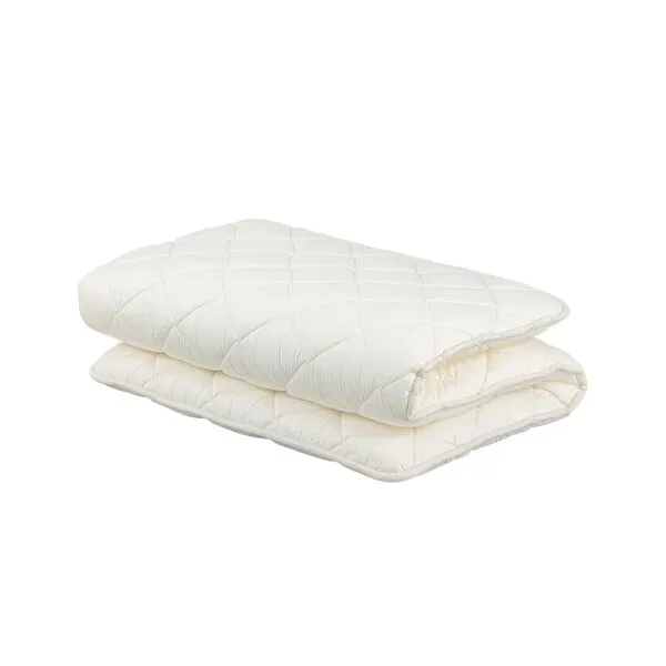 FULI Japanese Futon Mattress, Foldable & Portable Floor Lounger Bed, Roll Up Sleeping Pad, Shikibuton, Made in Japan (White, Twin)