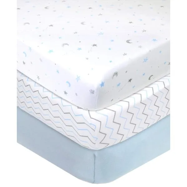 American Baby Company 3 Pack Fitted Crib Sheets 28
