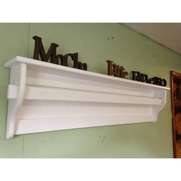 Blanket Rack Holder Wall Hanging Wood Quilt Rack 55