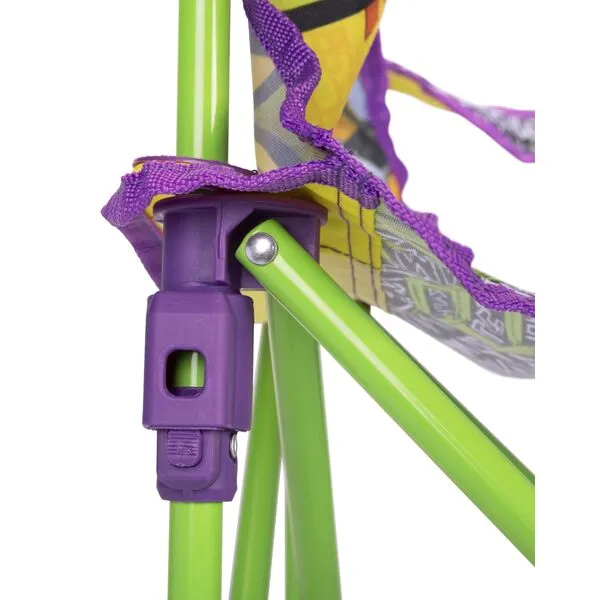 Teenage Mutant Ninja Turtles Kids Chair Foldable for Camping, Sports or Patio with Carry Bag, Toddlers 24M+