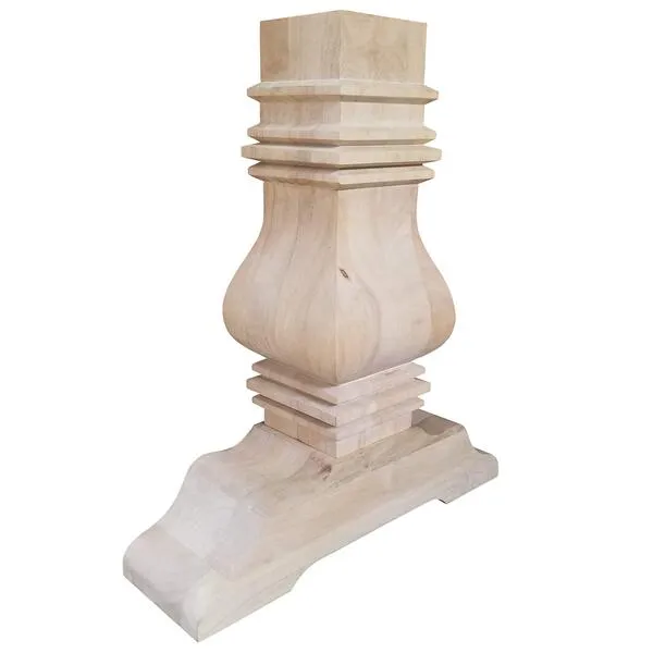 DESIGN 59 Trestle Table Base- Single Hardwood Pedestal (P01)